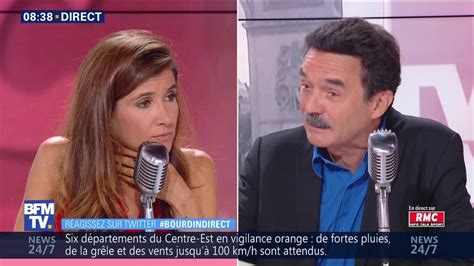 Edwy Plenel face à Chloë Cambreling en direct .